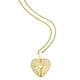 thumbnail image 1 of Colgante Corazon Mariposa Zirconia Pave Chapado En Oro 18k, 1 of 3