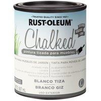 Rust Oleum - Pintura Chalked Tizada Exterior Base Agua 877Ml Blanco Tiza