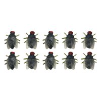 Magideal - Juguete De Simulación De Moscas, Juguete De Insectos, Broma, Truco, Moscas, Juguete Para Fiesta De Halloween, Día De Los Inocentes, Broma, Accesorios Largo