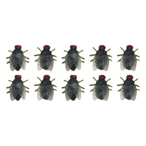 Magideal - Juguete De Simulación De Moscas, Juguete De Insectos, Broma, Truco, Moscas, Juguete Para Fiesta De Halloween, Día De Los Inocentes, Broma, Accesorios Largo