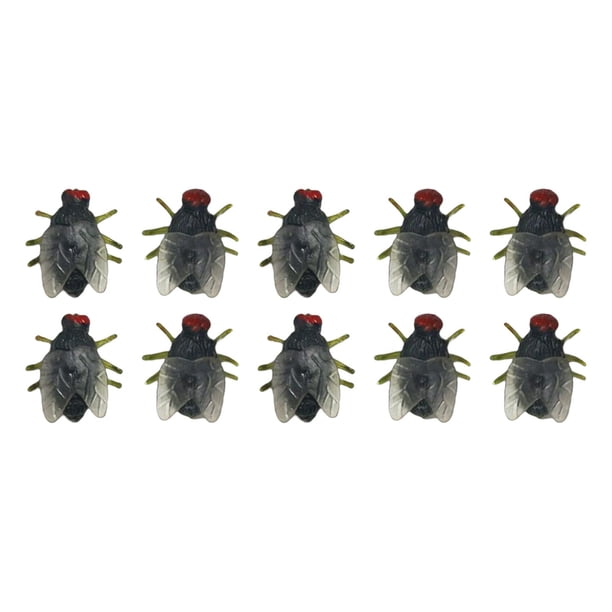 Juguete de simulación de moscas, juguete de insectos, broma, truco, moscas, juguete para fiesta de Halloween, día de los inocentes, broma, accesorios Largo