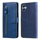 thumbnail image 3 of Funda con Cremallera para Samsung Galaxy A04E 4G, Carcasa Cartera de Cuero PU con Soporte y Tarjetero, 3 of 6