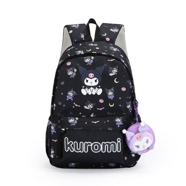 Sanrio Kuromi Hello Kitty Cute High School Student Backpack Fashion Cartoon School Bags For Boys And Girls Large Capacity Bag