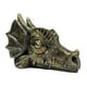 thumbnail image 3 of Resin Dragon Head Statue De Cristal Decoración De La Bola De Cristal Para Decoración De La Oficina En El Hogar Color De Bronce, 3 of 5