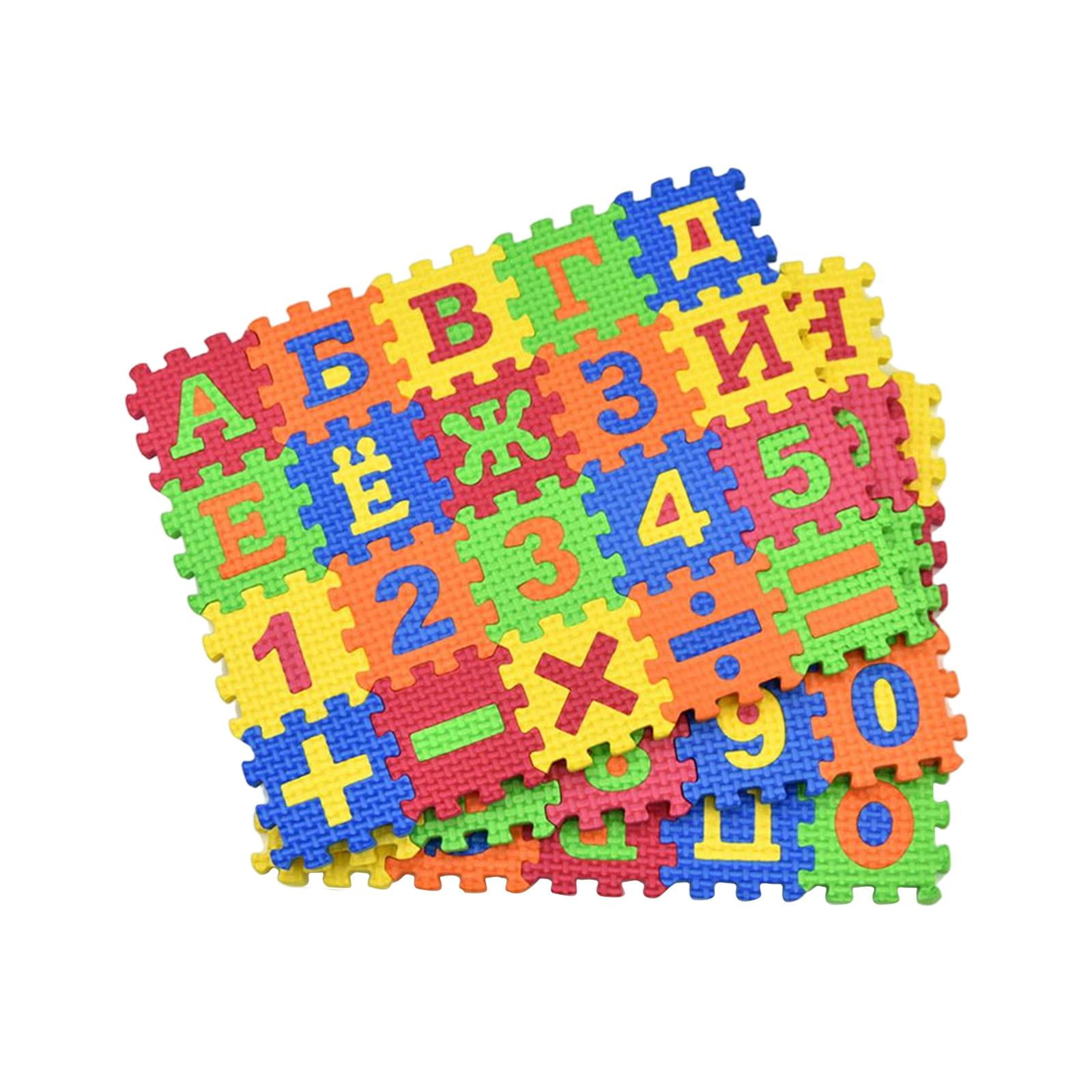 Magideal - Estera De Juego De Rompecabezas Alfabeto Número Educativo Estera De Gimnasio Estera De Espuma Eva Para Bebés Estera De Piso Estera De Gateo Tapetes De