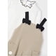 thumbnail image 5 of Vestido pichi con polera cuello cisne. beige 3 años, 5 of 5