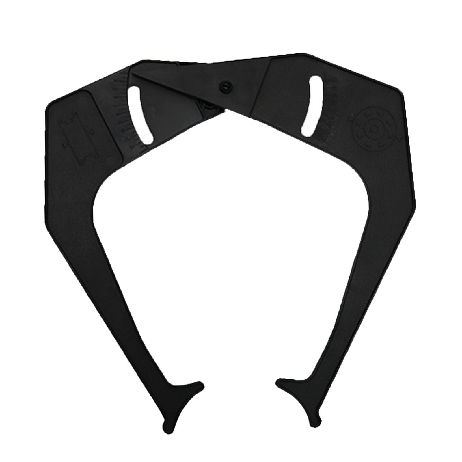 Magideal - Calibrador De Balanceador De Neumáticos Herramienta De Ajuste De Ruedas Ancho De Llanta Escala De Neumáticos Regla De Medición De Neumáticos De Pieza