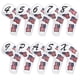 thumbnail image 3 of 10x Golf Iron Headcover Club Head Cover Equipo De Entrenamiento 4 9 p a s x Negro, 3 of 5