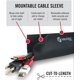 thumbnail image 2 of Fundas de alambre Cord Hider, marca VELCRO, 3 m, cortadas a medida, negras, 2 of 9