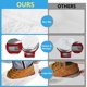 thumbnail image 3 of Cubiertas desechables para zapatos Squish 200 pzas antideslizantes blancas, 3 of 7