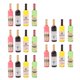 thumbnail image 3 of Juego De 5 Botellas De Vino En Miniatura Para Casa De Mu?ecas 1/12, Botellas De Champán, Accesorios De Cocina, 3 of 5