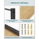 thumbnail image 4 of Estante para especias OROPY de madera 40 cm, pack de 4, montaje en pared, 4 of 7