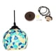 thumbnail image 3 of Dise?o De Mosaico De Luz Colgante Vintage Pantalla De Techo Colgante Vitral 5 #, 3 of 3