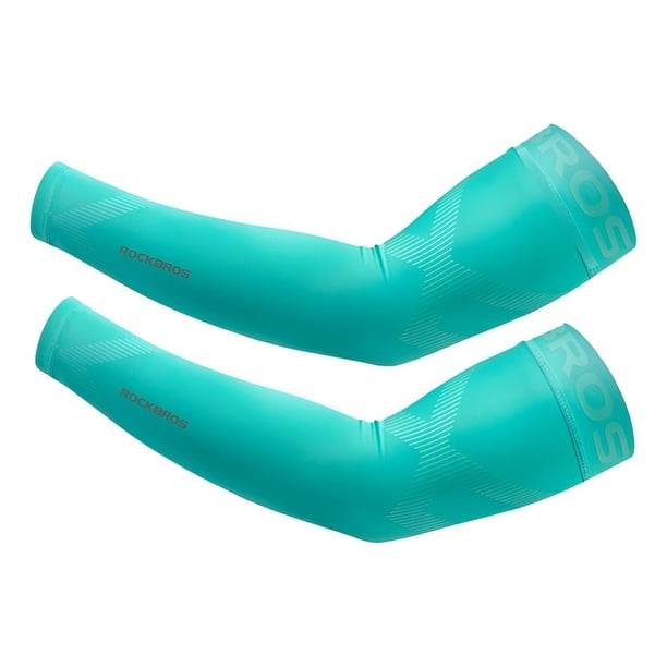 Mangas Rockbros Ciclismo, Deportes, Manejo, Uv400 Manguillas celeste XXL