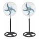 thumbnail image 3 of PACK 2 VENTILADORES PEDESTAL TIPO INDUSTRIAL DE 18" CON 5 ASPAS METALICAS, 3 of 3