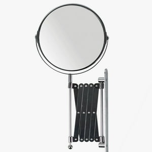 Decoexpress - Espejo Retractil 17 Cm Diam Plateado