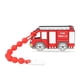 thumbnail image 1 of Camión de bomberos Cuebo para dentición con soporte para chupetes, 1 of 5