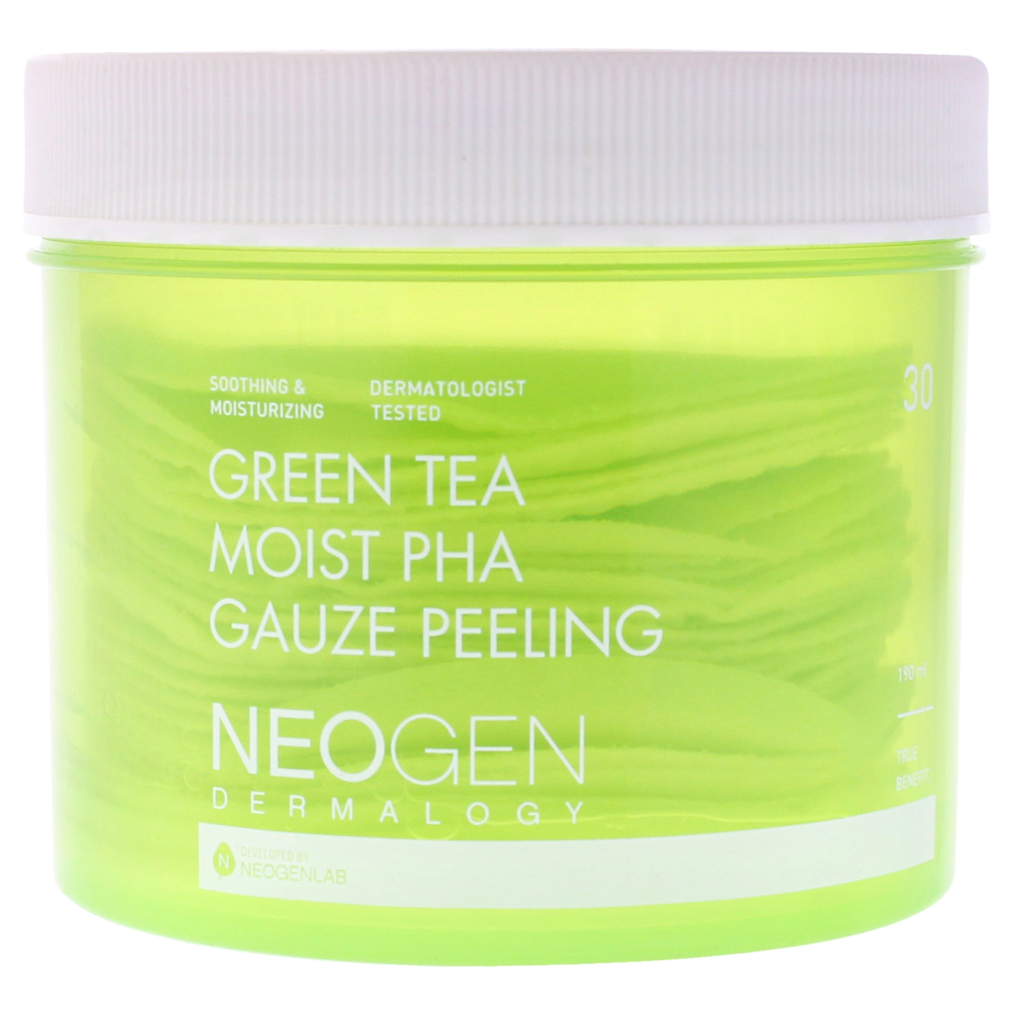 Peeling De Gasa Húmeda Neogen Moist Pha Té Verde 30 Compresas Unisex