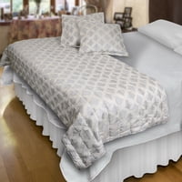 Mallorca - Piecera Con Fundas Aspen Gris Reversible