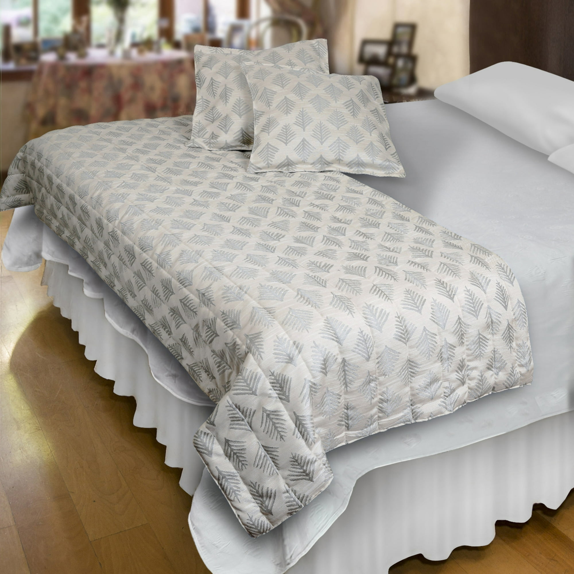 Mallorca - Piecera Con Fundas Aspen Gris Reversible