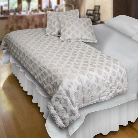 Mallorca - Piecera Con Fundas Aspen Gris Reversible