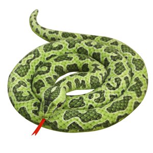 Magideal - Serpiente , Almohada De Serpiente, Juguetes De Muñeca, Animal De Peluche De Serpiente Para Niños, Regalo Para Niños , Verde 200Cm