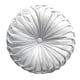 thumbnail image 4 of Pintuck Pillow Round Pumpkin Floor Pillow para silla Sofá gris claro-algodón, 4 of 5