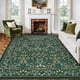 thumbnail image 3 of Alfombra de área AMADA HOMEFURNISHING 244 x 305 cm lavable con diseño floral, 3 of 9