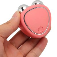 Genérico - Masajeador Facial Doble Rodillo De Corazón