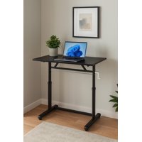 Cosas Casa - Escritorio Con Altura Ajustable 100X60X63-86Cm Funcional Tenerife Negro