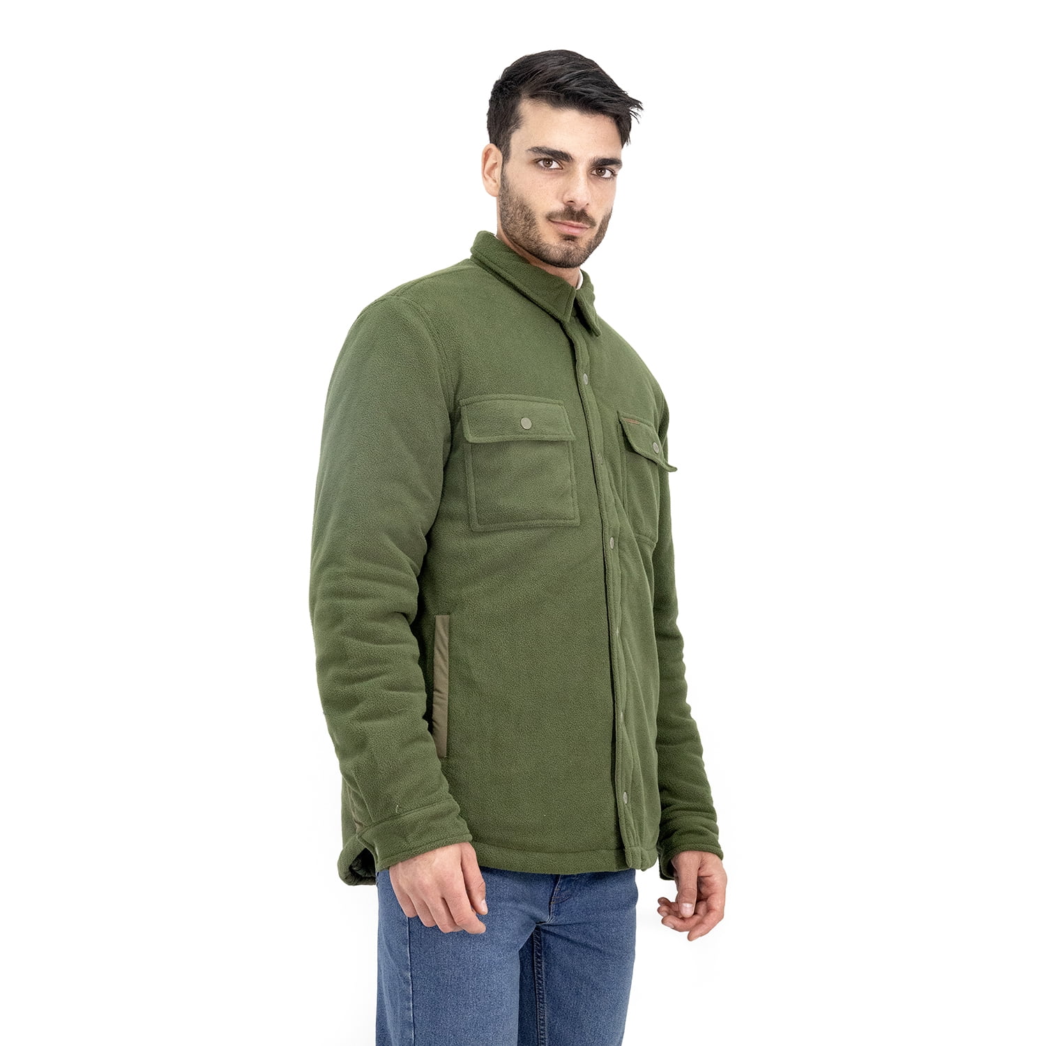 Chaqueta Polar Quebec Grizzly Verde Oliva