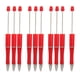 thumbnail image 3 of 10 Piezas Bolígrafos Con Cuentas Bolígrafos Para Manualidades DIY Para Kits De Bolígrafos DIY Suministros De Regalo Escuela Rojo, 3 of 5