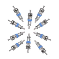 Ioensy - 50 Núcleos De Válvula De Alta Presión Para Aire Acondicionado De Coche, Componentes Metálicos A Prueba De Fugas