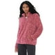 thumbnail image 1 of Polerón Mujer Peludo Burdeo Half Zipper Corona, 1 of 5