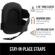 thumbnail image 5 of Rodilleras GORILLA GRIP® Comodidad Todo el Día para Trabajo Hombre Negro, 5 of 9