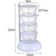 thumbnail image 5 of Condimentero Giratorio Especiero 5 Niveles Con Base Soporte, 5 of 5