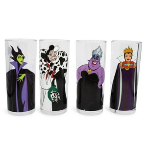 Vasos Con Diseño De Villanos De Disney, 300 Ml, Juego De 4 Artículos De Bar Para El Hogar