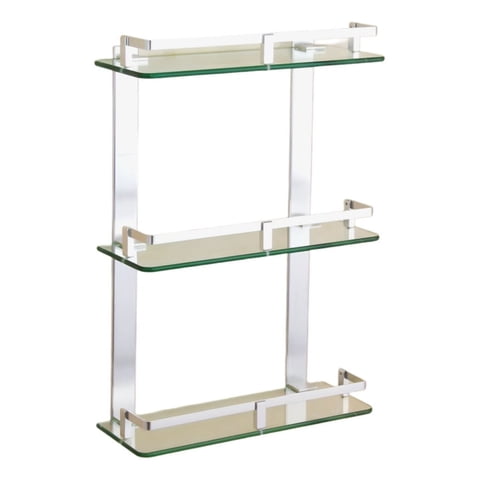Genérico - Estante Organizador Baño 3 Niveles Vidrio Templado Jhn