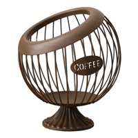 Bothyi - Cesta De Almacenamiento De Cápsulas De Café Cesta De Almacenamiento De Cápsulas De Café Para Encimera De Hotel Marrón