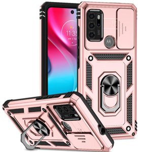 Estuche Gangxun Para Motorola Moto G60S, Soporte Giratorio 360°, Estilo Mecánico Y Magnético