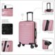 thumbnail image 3 of Luggage InUSA Deep, para equipaje de mano, 20 pulgadas, cara dura, color oro rosa, 3 of 8