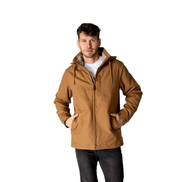 Chaqueta Hombre Canvas y sherpa Con Gorro Geike Lenga®