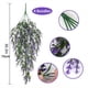 thumbnail image 4 of 1pc, Lavender Wreath For Front Door Decor(18"), Artificial Summer Wreath, All Seasons Farmhouse Wall Window Wedding Indoor And Outdoor Spring Home Decor, Creative Small Gift, Holiday Accessory, Birthd, 4 of 5