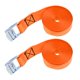 thumbnail image 2 of 2 Piezas Kayak Leva Hebilla Amarre Correas Portaequipajes Remolques 2.5m Naranja, 2 of 3