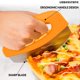 thumbnail image 5 of Cortapizzas Urbanstrive de Acero Inoxidable de Gran Resistencia con Mango Naranja, 5 of 7