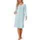 thumbnail image 1 of INSPIRE CHIC Camisones de Mujer Cómodos Vestido de Dormir de Encaje Mangas Largas Bata de Noche Pijama Largo 2026 Ropa de Casa M Azul Bebé, 1 of 6