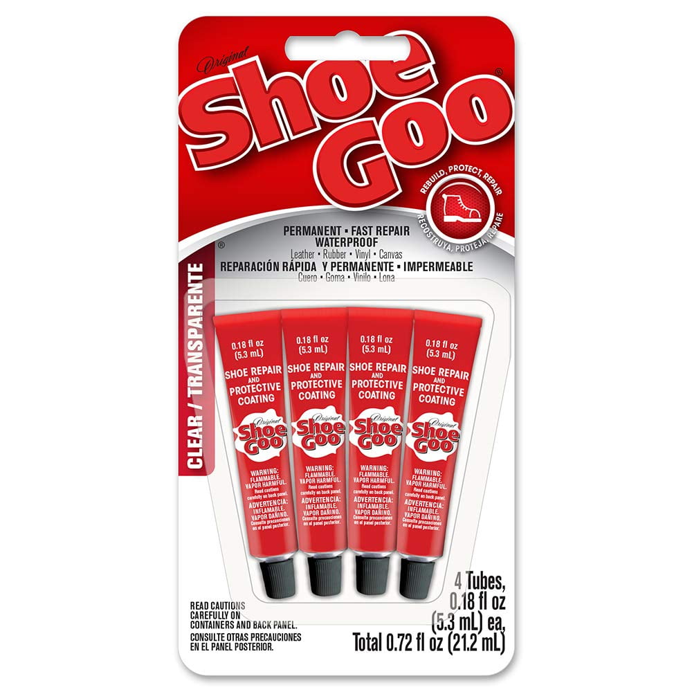 Adhesivo Shoegoo 5510110 Mini, 0.18 Fl. Oz., Transparente (paquete De 4)