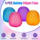 thumbnail image 3 of Pelotas antiestrés Squishy Gumdrop de 4 piezas para niños y adultos, 3 of 6