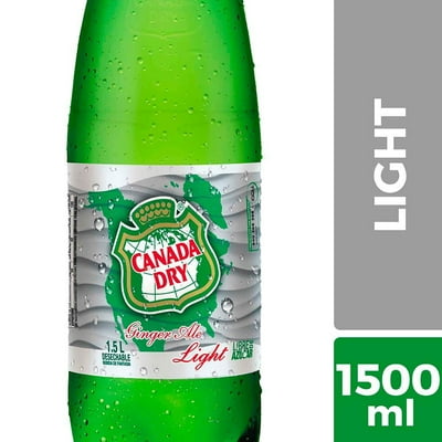 Bebida Ginger Ale Light Botella 1,5 L Canada Dry