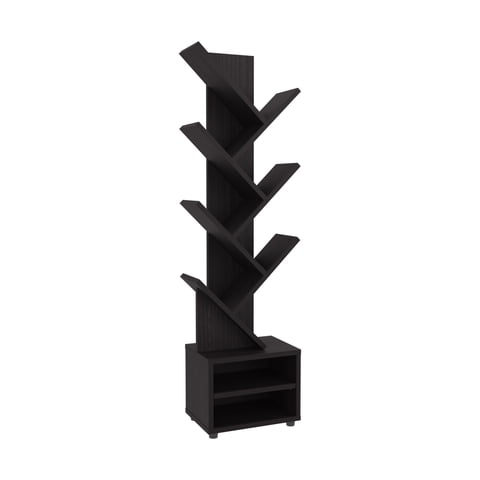 Fmfurniture - Librero 116,1X30,5X21 Cm Negro